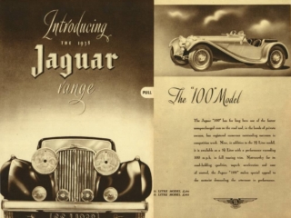 Jaguar 1938 folleto