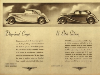 Jaguar 1938 folleto