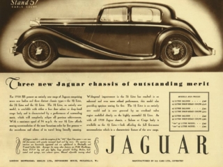 Jaguar 1938 folleto