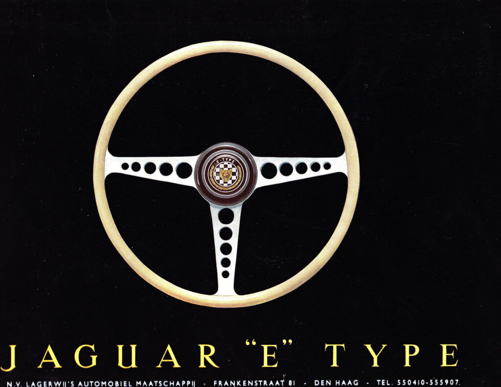 Jaguar 1961 E-Type folleto