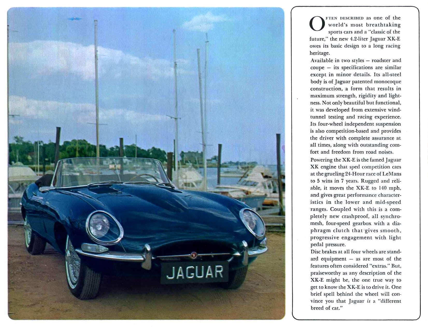 Jaguar 1967 E-Type folleto