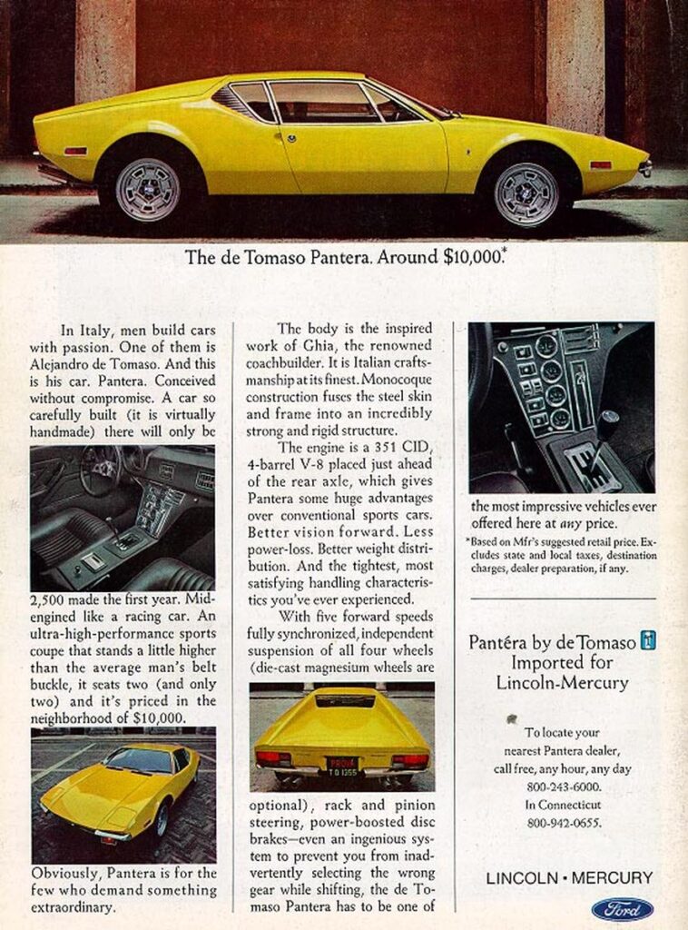 1971 - De Tomaso Pantera
