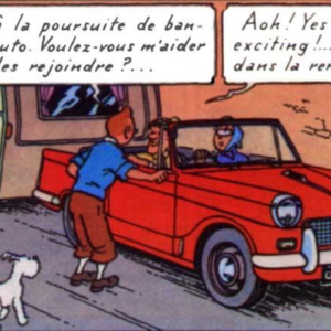 Los coches de Tintin