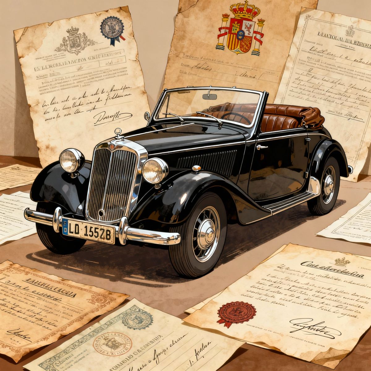 Aspectos legales de un coche histórico